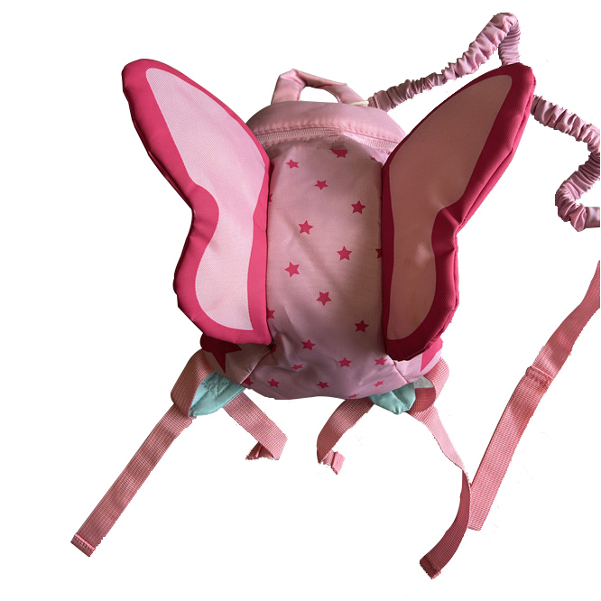 Plecak dla malucha Butterfly ze smyczą zabezpieczającą przed zgubieniem